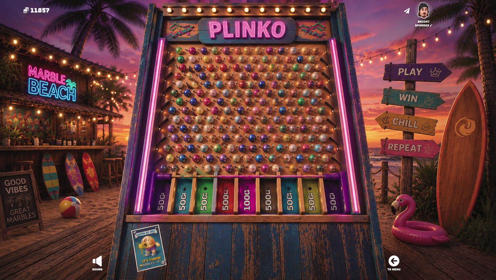 Plinko 3D game preview